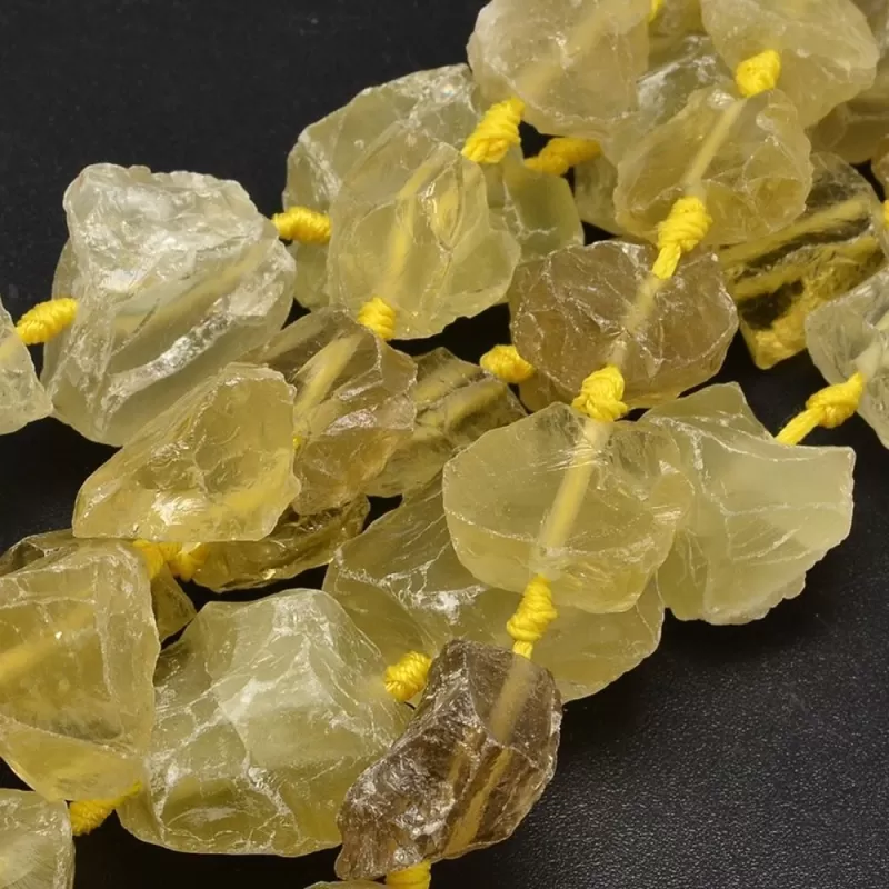 Margele cuart lemon brut Margele cuart lemon brut