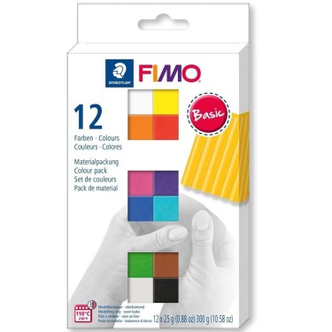 FIMO Soft - set 12 culori -300g 8023C12-1