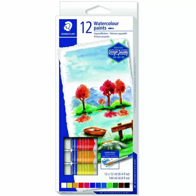 Culori acuarela Staedtler -set 12 tuburi 8880 C12 Culori acuarela Staedtler -set 12 tuburi 8880 C12