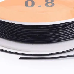 Elastic colorat negru