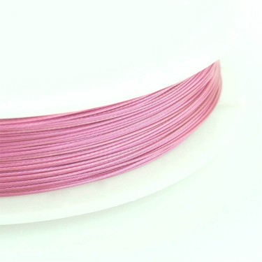 Sârmă siliconată colorată roz
