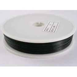 Sârmă siliconată colorată negru