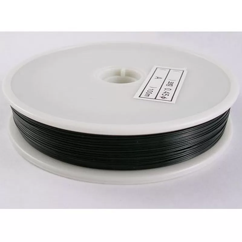 Sârmă siliconată colorată negru Sârmă siliconată colorată negru