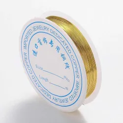 Sârmă modelaj 0,4 mm aurie