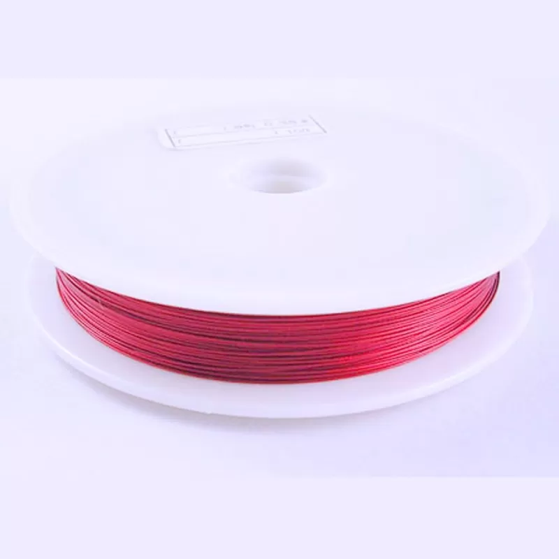 Sârmă modelaj 0,5 mm roșu carmin deschis