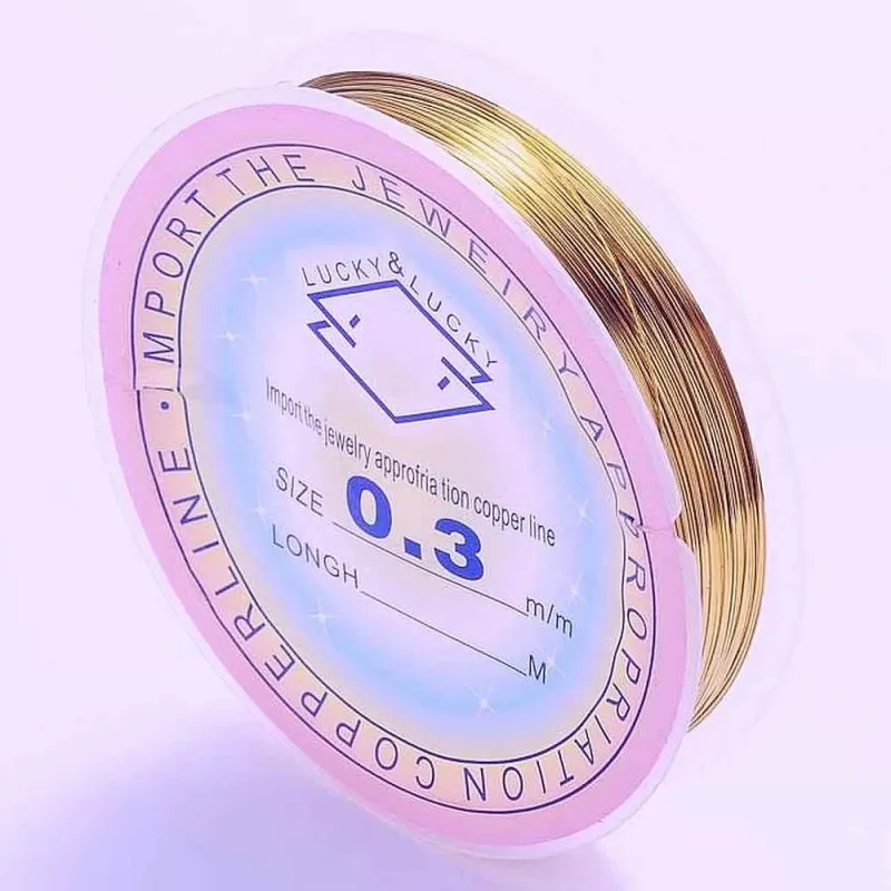 Sârmă modelaj 0,5 mm auriu antichizat Sârmă modelaj 0,5 mm auriu antichizat