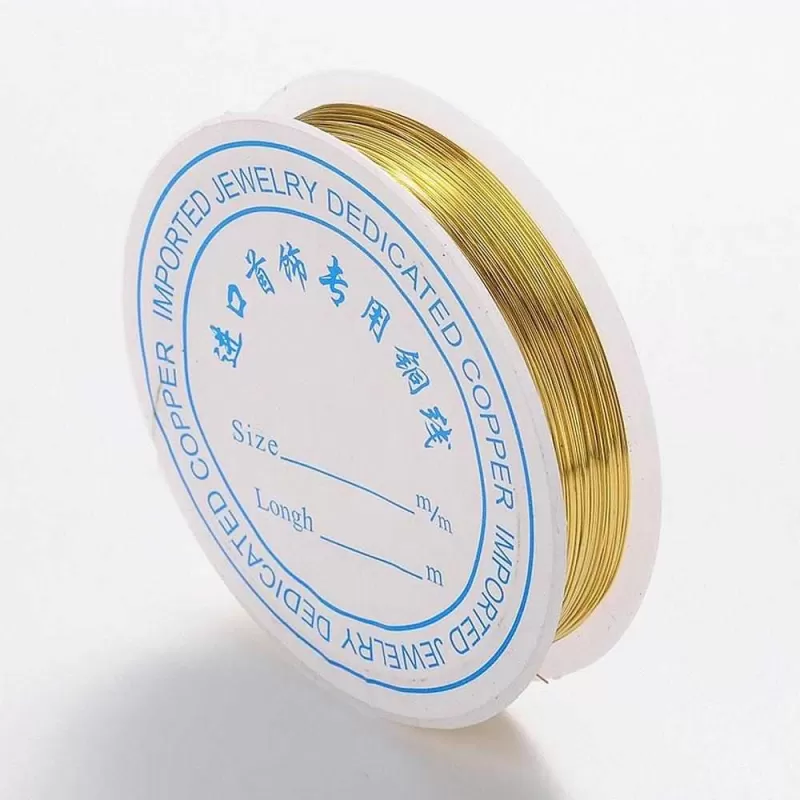 Sârmă modelaj 0,8 mm auriu Sârmă modelaj 0,8 mm auriu