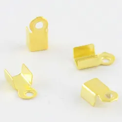 Capăt șnur 6*3mm auriu