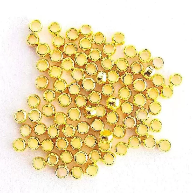 Crimpi 3 mm aurii Crimpi 3 mm aurii
