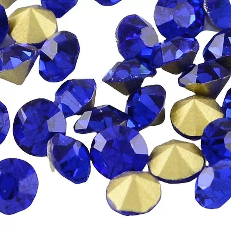Cabochon rhinestone (stras) albastru Cabochon rhinestone (stras) albastru