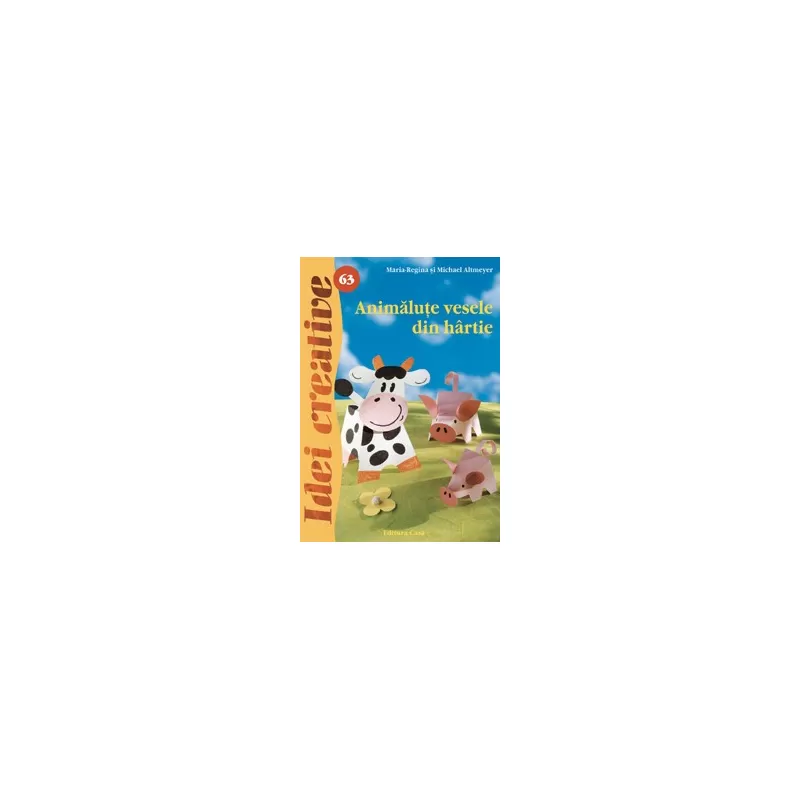 Animalute vesele din hartie Animalute vesele din hartie