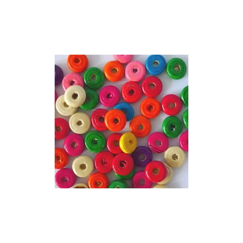 Margele lemn disc 4*11mm -100buc (20g) Margele lemn disc 4*11mm -100buc (20g)