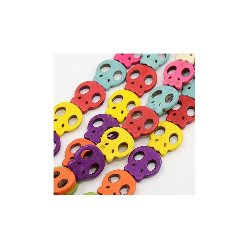 Margele howlit 15*13mm craniu3 (38cm~25buc) Margele howlit 15*13mm craniu3 (38cm~25buc)
