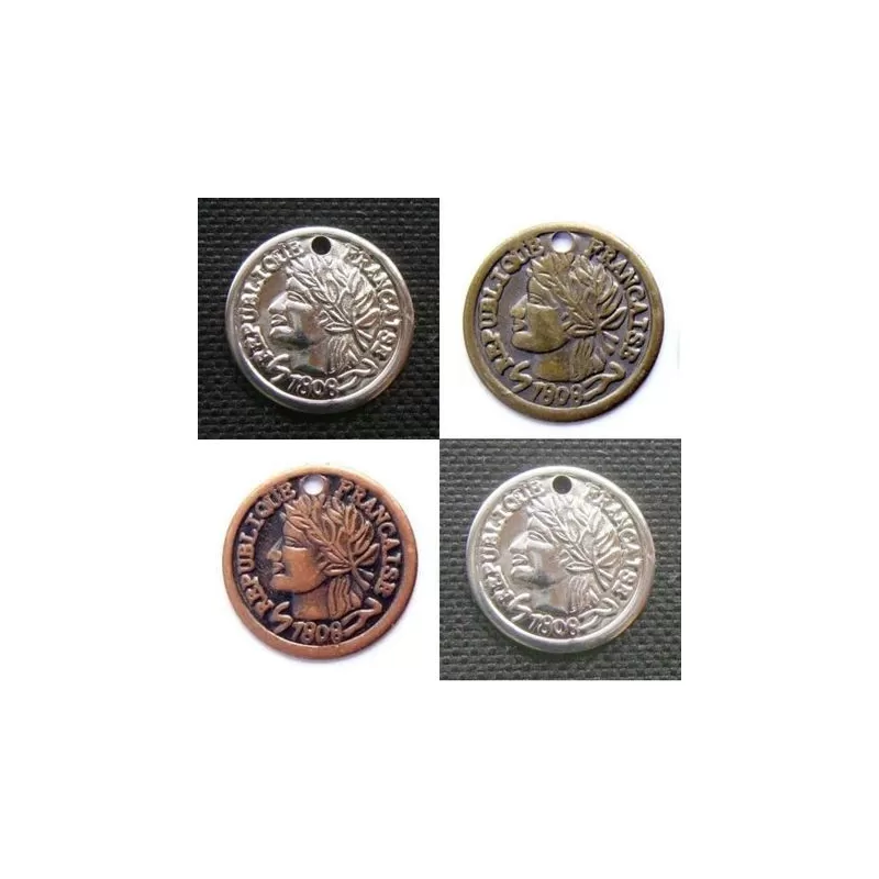 Charmuri banuti 11,5mm -10buc Charmuri banuti 11,5mm -10buc
