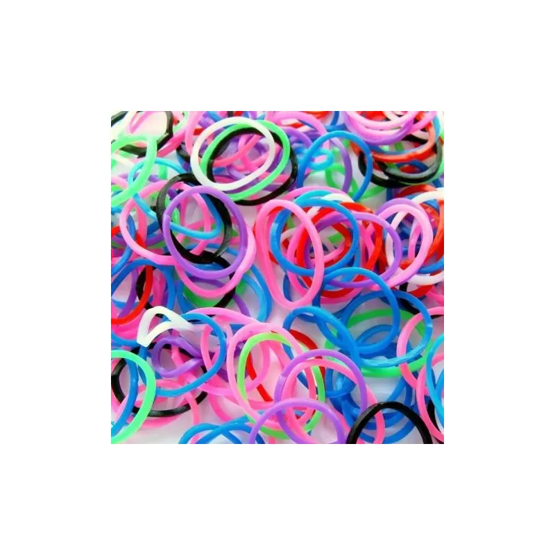 Set 1000 benzi elastice culori inchise