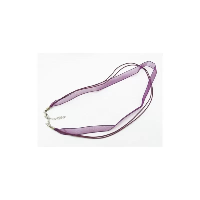 Baza colier -snur organza Baza colier -snur organza