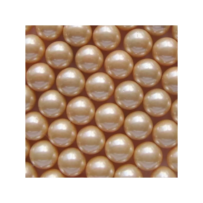 Margele perle imitatie sidef 10mm crem -1buc