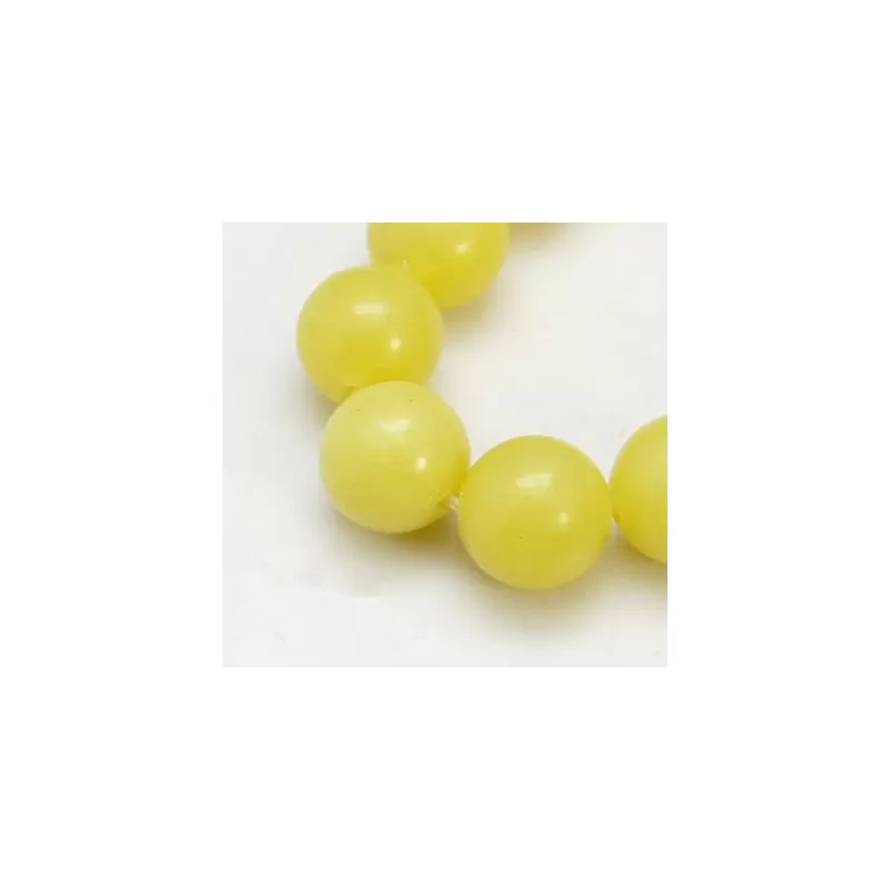 Margele jad lemon  6mm
