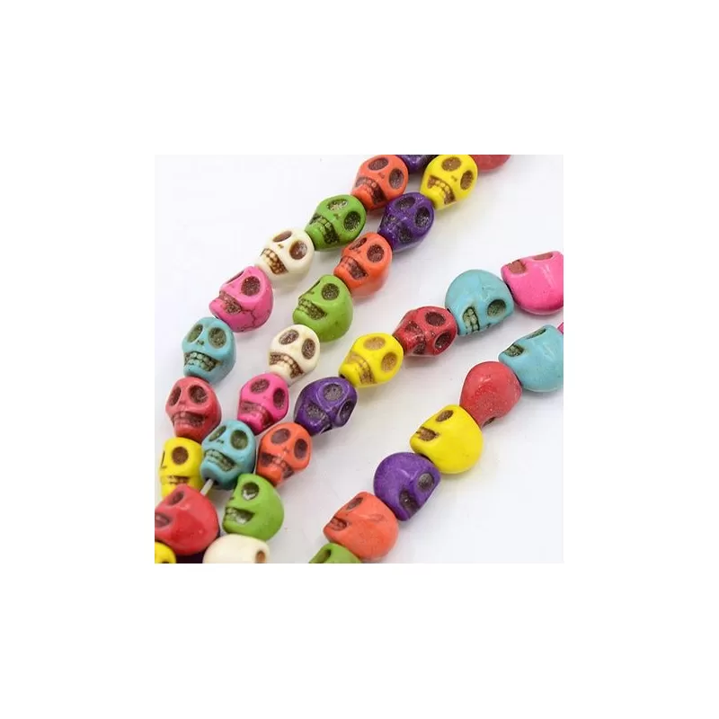 Margele howlit 12*11mm cranii (39cm~31buc) Margele howlit 12*11mm cranii (39cm~31buc)
