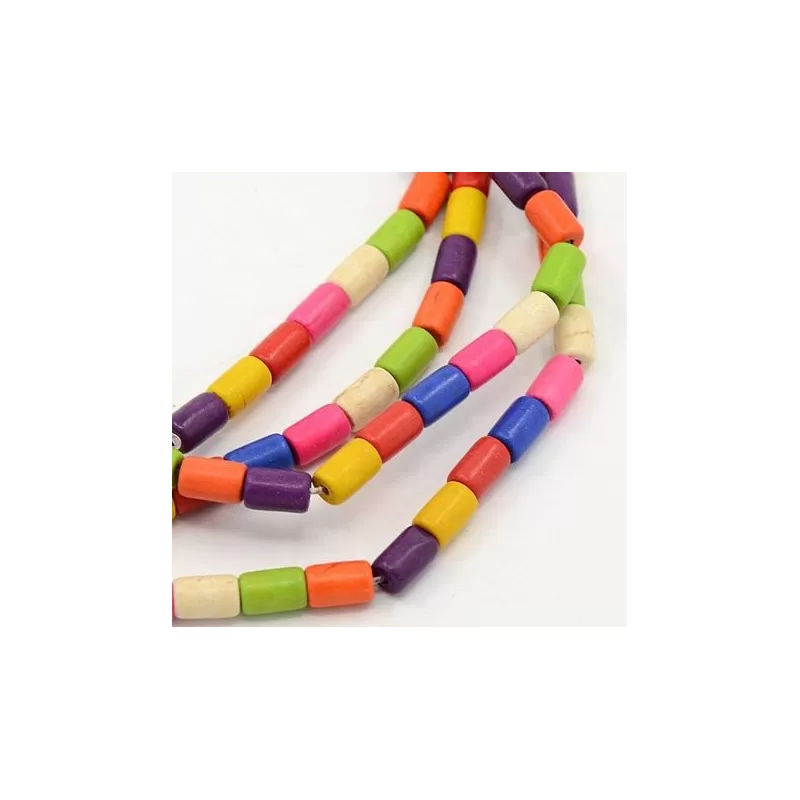 Margele howlit 8*5mm tub (39cm~48buc) Margele howlit 8*5mm tub (39cm~48buc)