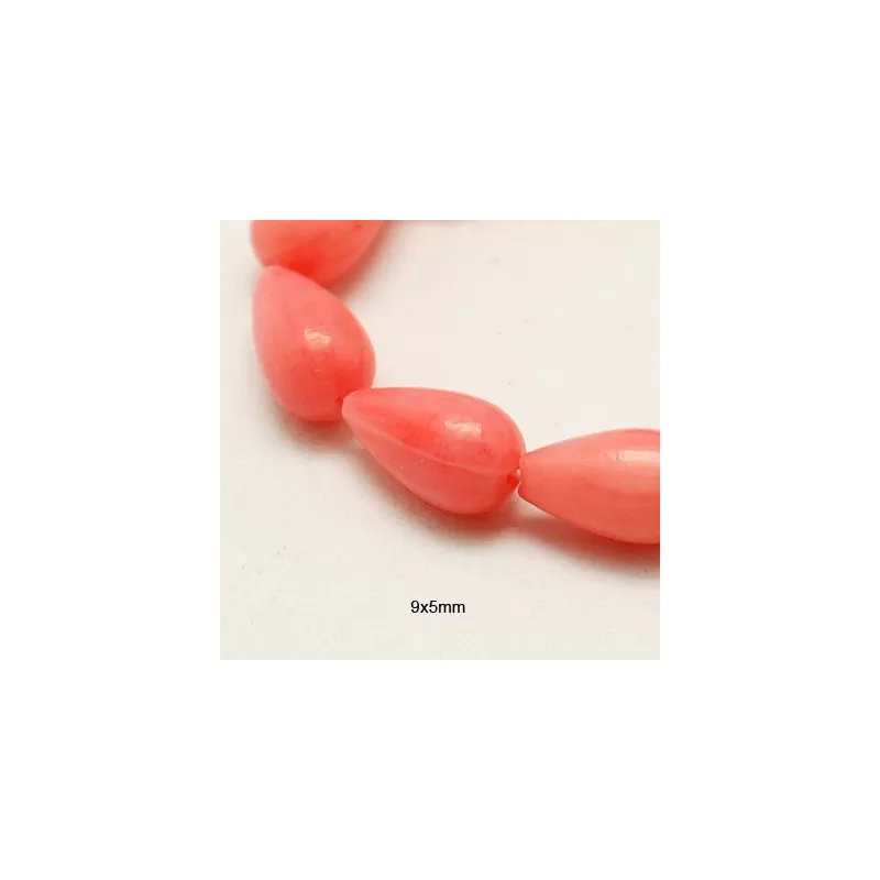 Margele coral 9*5mm somon deschis Margele coral 9*5mm somon deschis