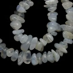 Margele calcedonie albastra 9-12mm