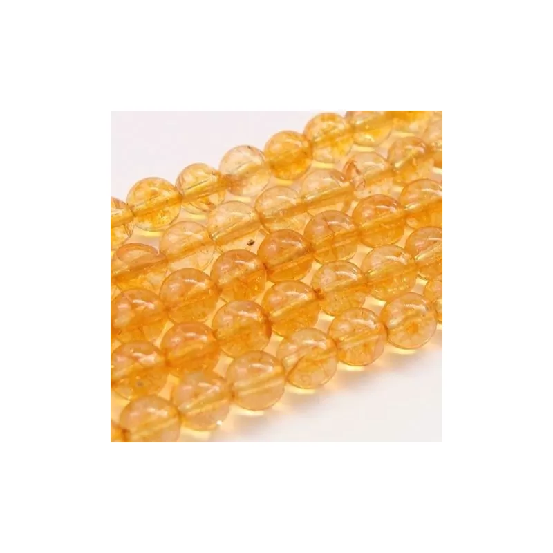 Margele citrin 8mm 19cm max.24buc Margele citrin 8mm 19cm max.24buc