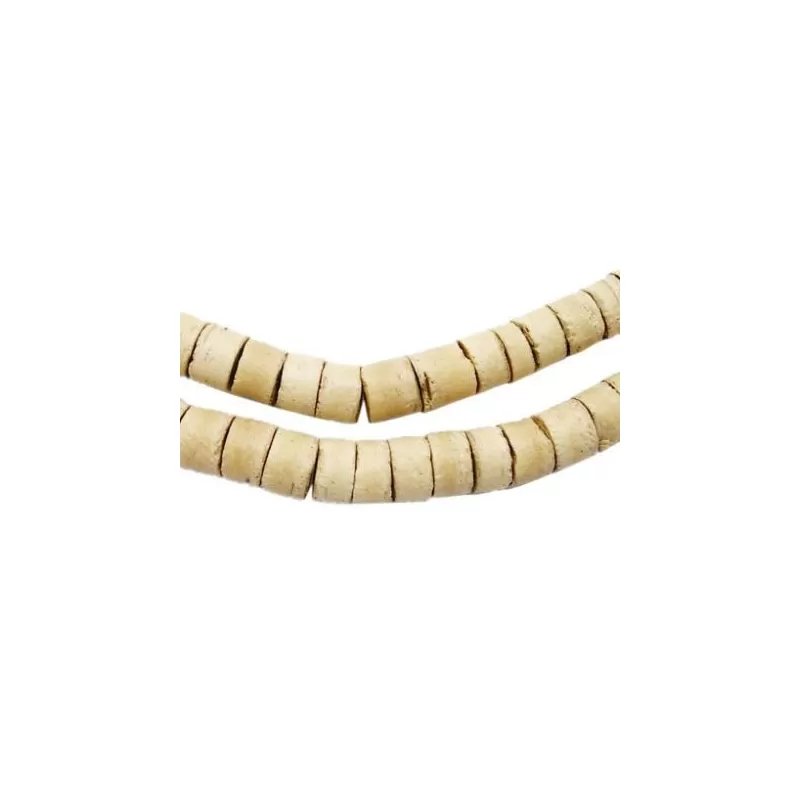 Margele cocos crem 3.5*5mm (56cm) Margele cocos crem 3.5*5mm (56cm)