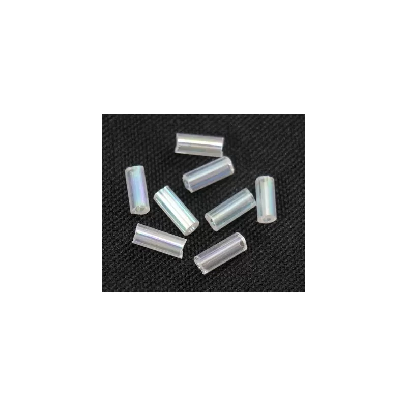 Margele nisip tubulare 6mm irizate (50g) Margele nisip tubulare 6mm irizate (50g)