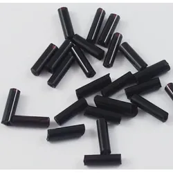 Margele nisip tubulare 6mm portelan mat (50g)