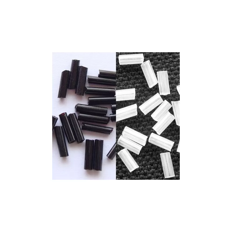 Margele nisip tubulare 6mm portelan mat (50g) Margele nisip tubulare 6mm portelan mat (50g)