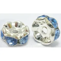 Margele rhinestone colorate -5buc