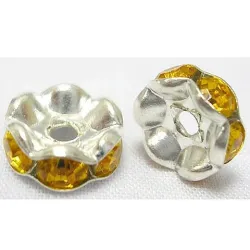 Margele rhinestone colorate -5buc