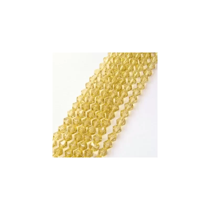 Margele sticla biconice 4*5mm (32cm) Margele sticla biconice 4*5mm (32cm)