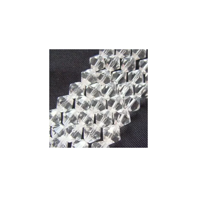 Margele sticla biconice 8*8mm (32cm) Margele sticla biconice 8*8mm (32cm)