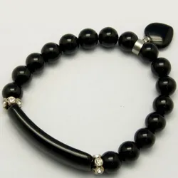 Bratari onix negru 8 mm