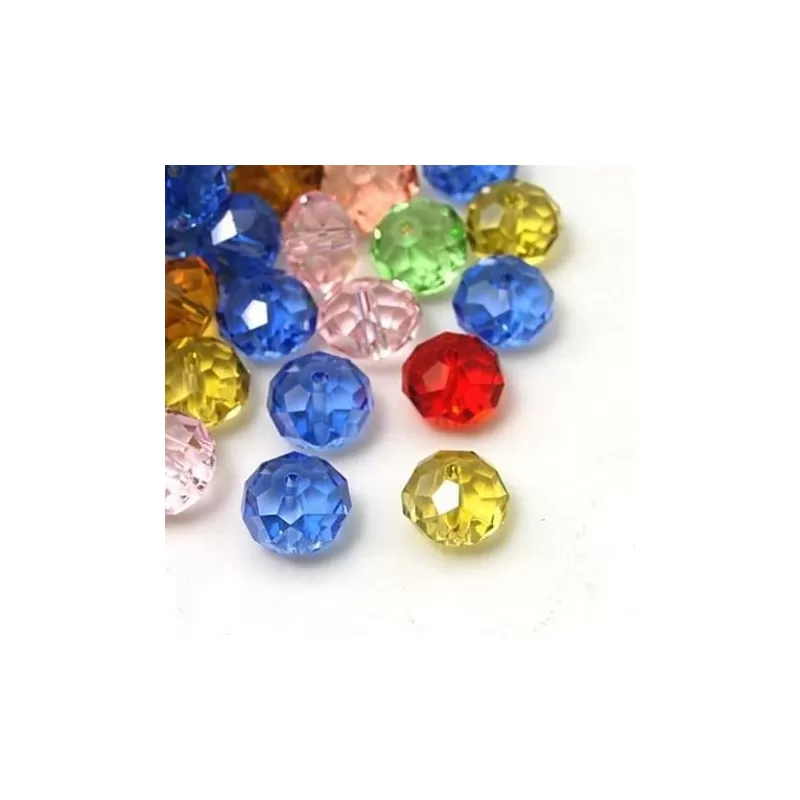 Margele sticla imitatie cristal 8*10mm-4buc Margele sticla imitatie cristal 8*10mm-4buc