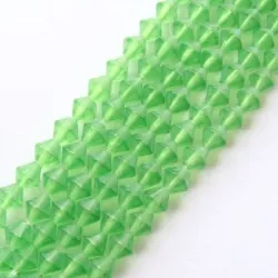 Margele sticla biconice 5.3*5mm (32cm)