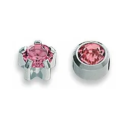 Cercei roz inox