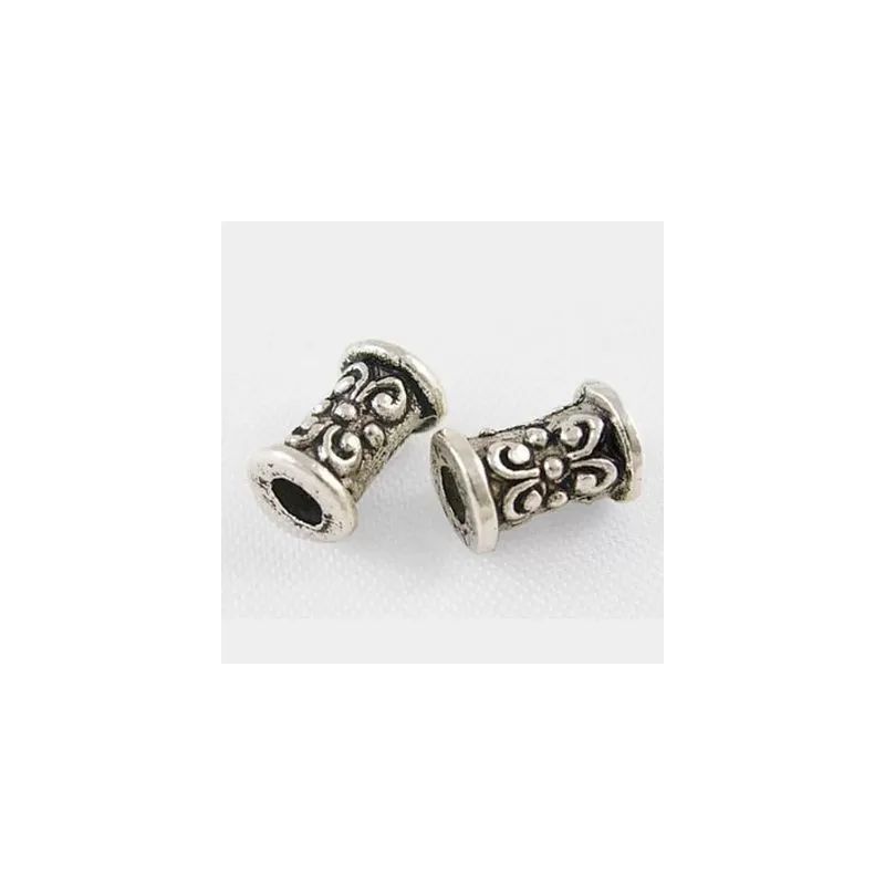 Margele metalice 7*5mm tub -4buc Margele metalice 7*5mm tub -4buc