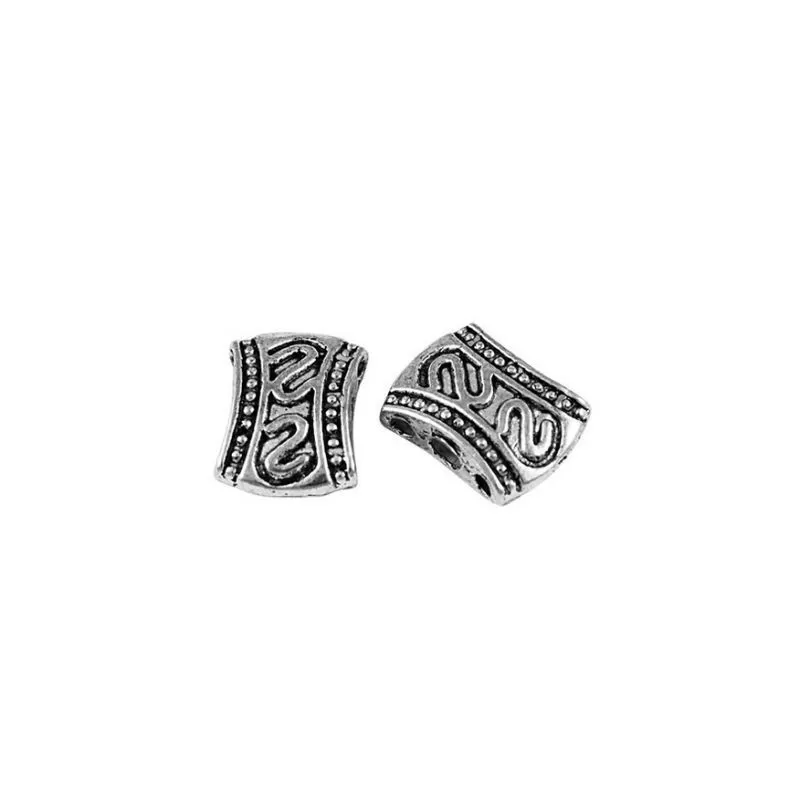 Margele metalice 8*11mm 3 siruri -4buc Margele metalice 8*11mm 3 siruri -4buc