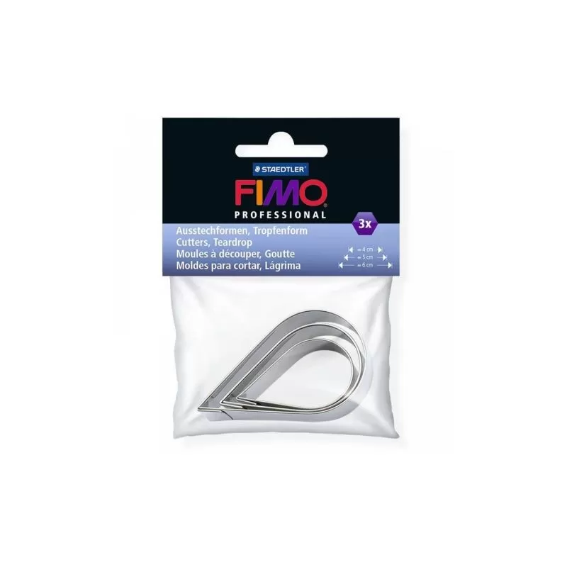 FIMO set 3 cuttere metalice picatura FIMO set 3 cuttere metalice picatura
