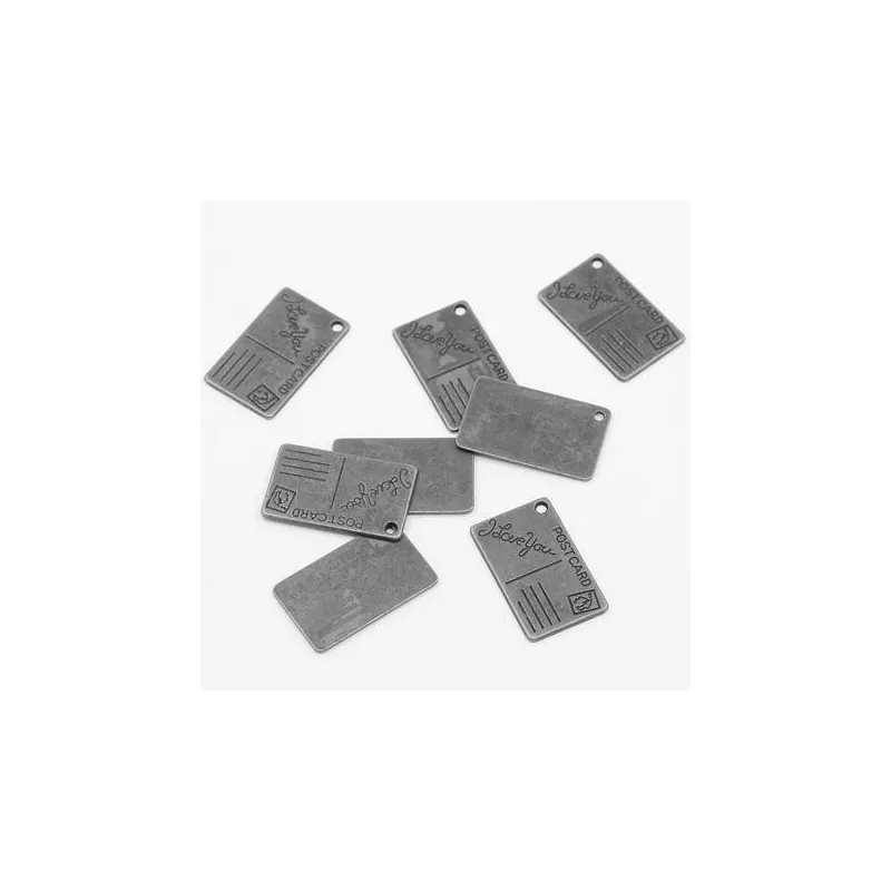 Charmuri carte postala 25*16mm -1buc Charmuri carte postala 25*16mm -1buc