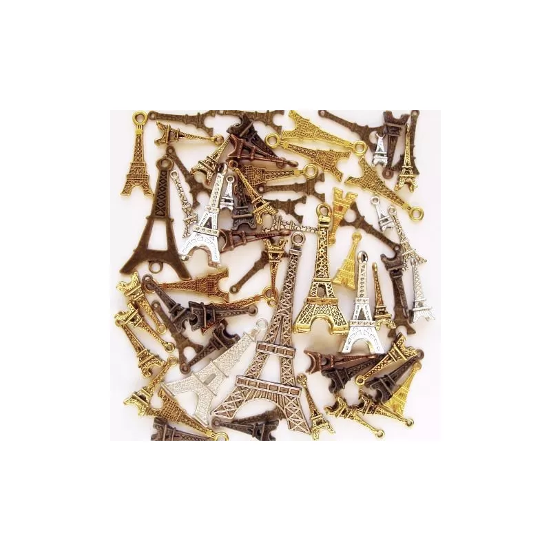 Mix charmuri turnul Eiffel 95g ~75buc Mix charmuri turnul Eiffel 95g ~75buc