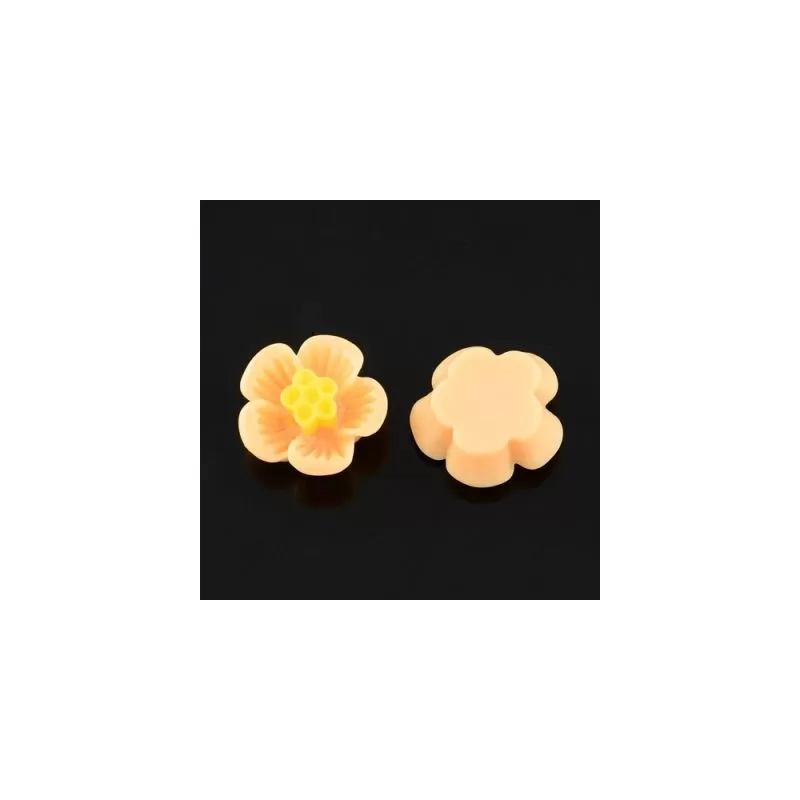 Cabochon rasina flori 16mm Cabochon rasina flori 16mm