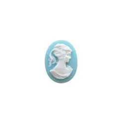 Cabochon rasina camee 4*3cm-1buc