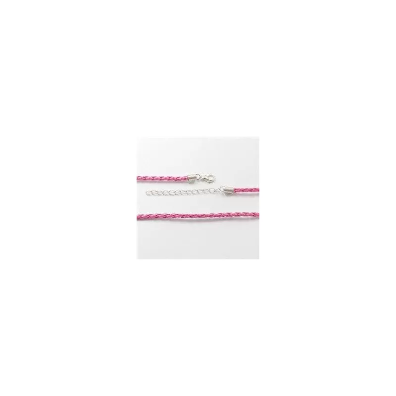 Baza colier -imitatie piele impletita 3mm Baza colier -imitatie piele impletita 3mm