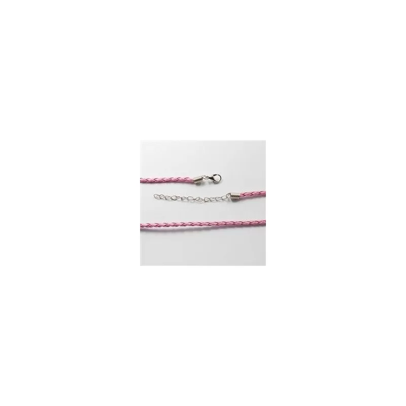 Baza colier -imitatie piele impletita 3mm Baza colier -imitatie piele impletita 3mm