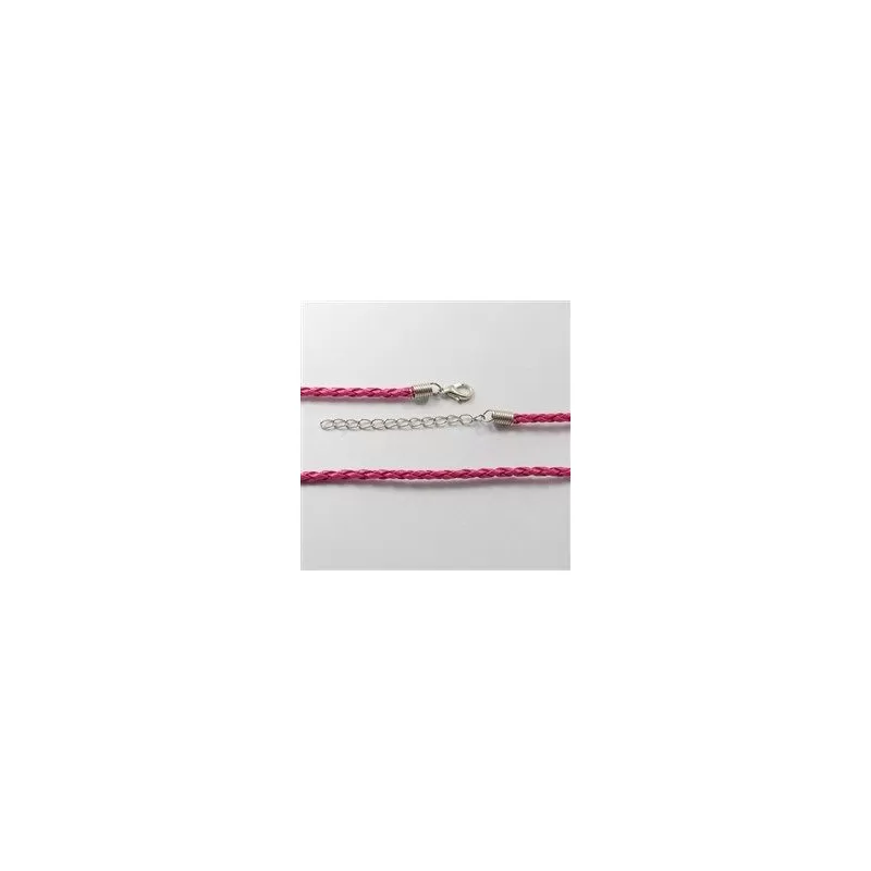 Baza colier -imitatie piele impletita 3mm Baza colier -imitatie piele impletita 3mm