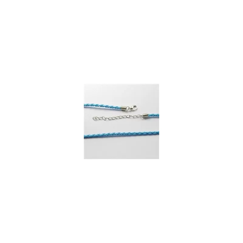 Baza colier -imitatie piele impletita 3mm Baza colier -imitatie piele impletita 3mm